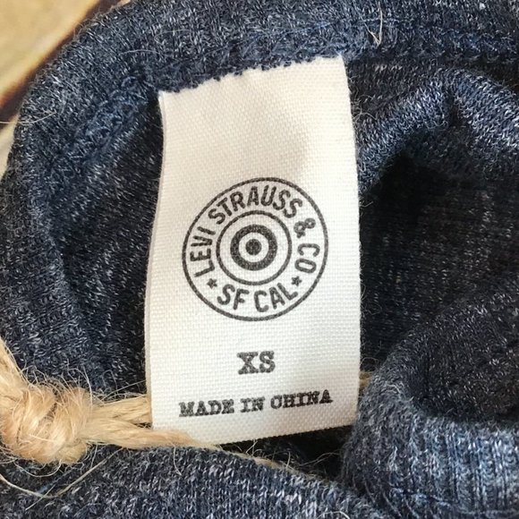 Levi's Strauss Co. Limited Edition Stonewash Blue Pocket Body Suit Pet Pajamas - Picture 9 of 10